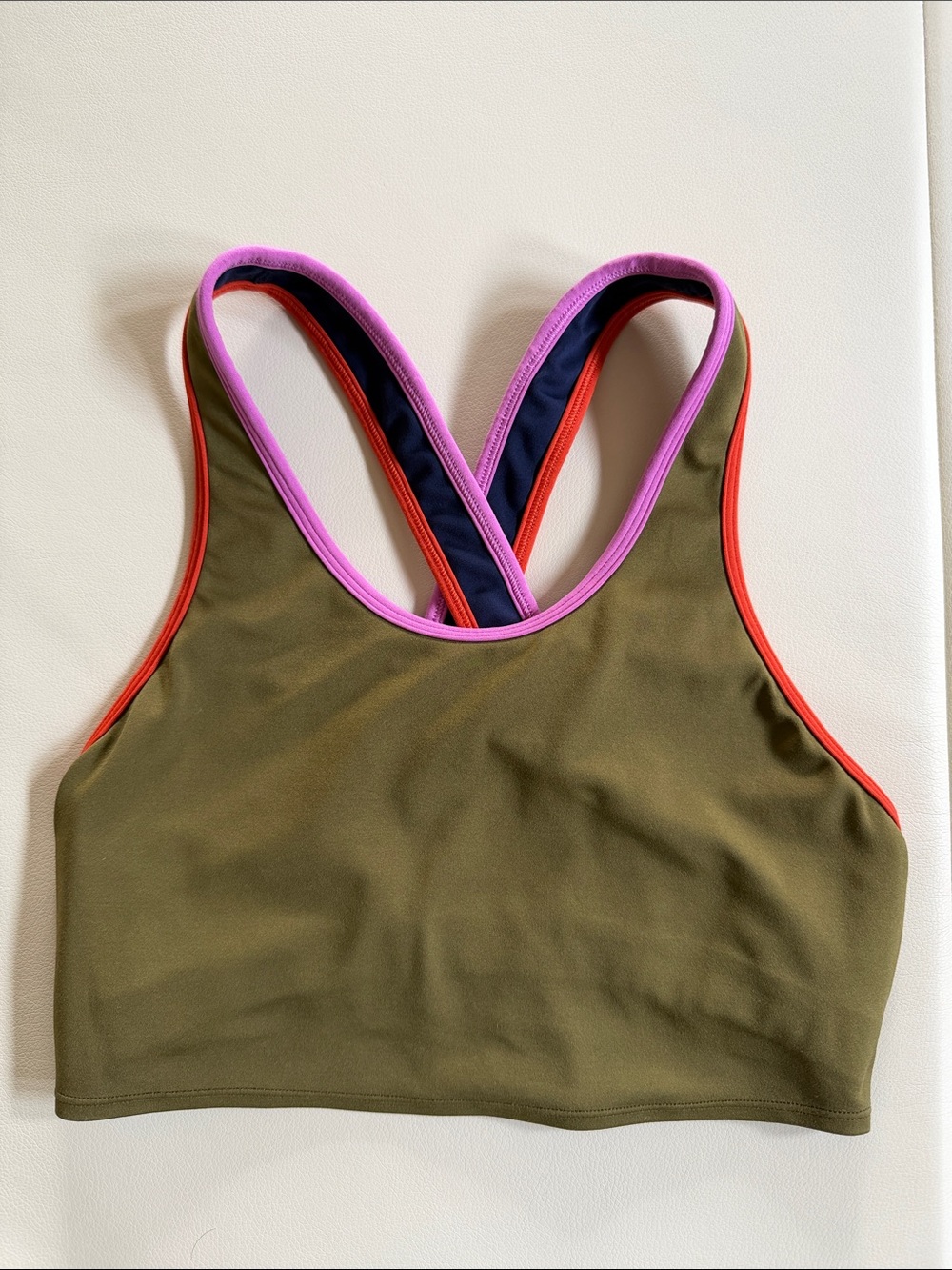 COTOPAXI Women’s Green Contrast-Trim Sports Bra